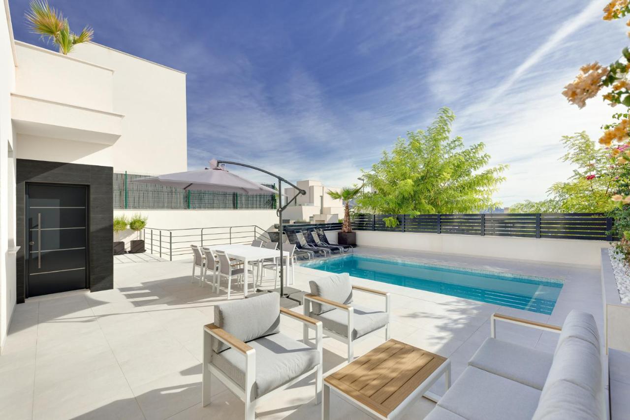 Villa Blanka, Amazing Villa With Hot Tube & Heated Pool In Polop, Alicante Exterior photo