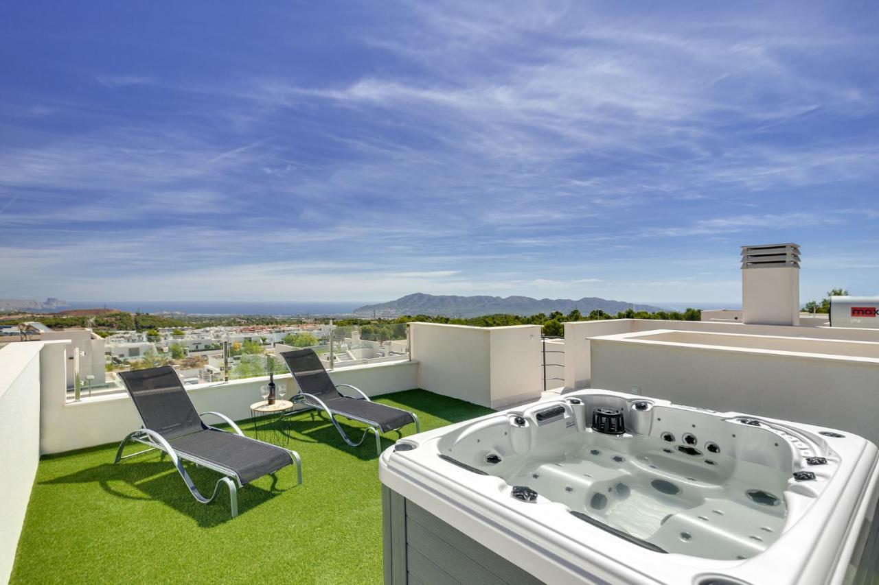 Villa Blanka, Amazing Villa With Hot Tube & Heated Pool In Polop, Alicante Exterior photo
